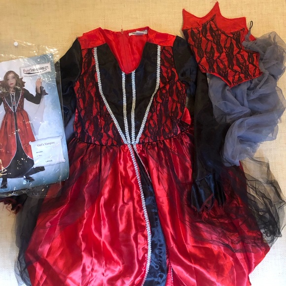 Fun Costumes Girl’s Vampire size large - Picture 2 of 5
